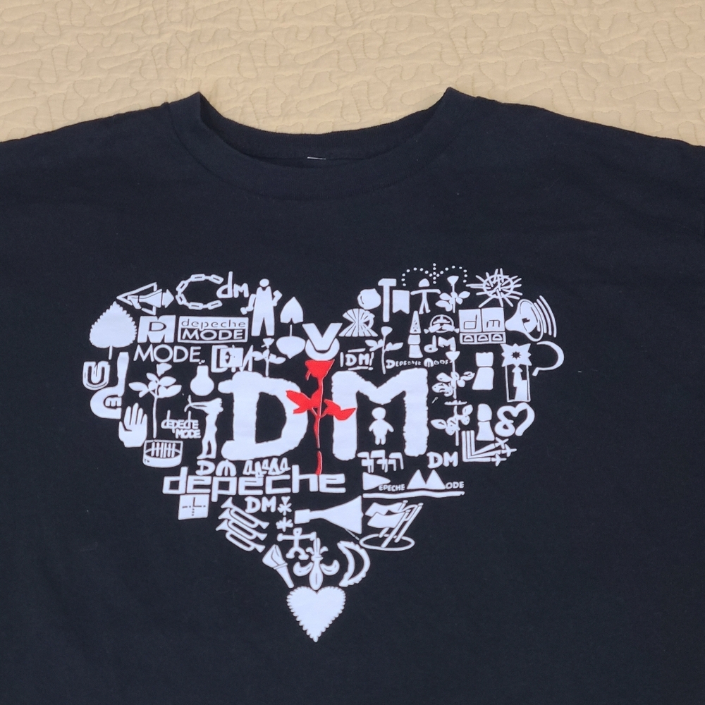 Depeche Mode Momento Mori 2023 world tour concert merch T shirt size XL